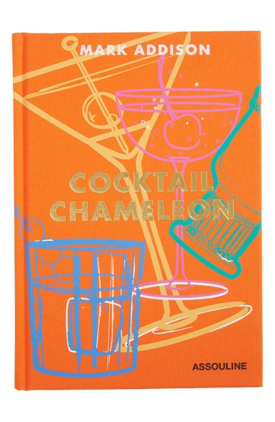 Shop Assouline 'cocktail Chameleon' Recipe Book In Orange