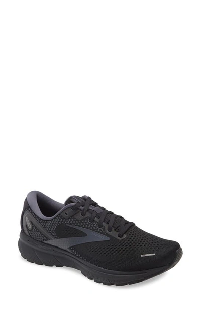 Shop Brooks Ghost 14 Running Shoe In Black/ Black/ Ebony