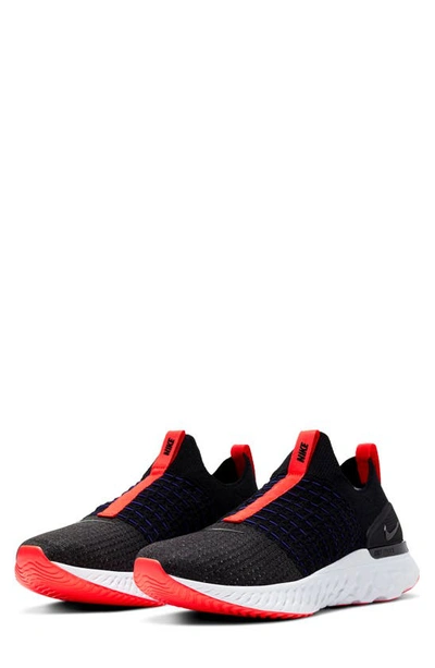 Shop Nike Zoomx Invincible Run Flyknit Running Shoe In Black/ Crimson/ Concord