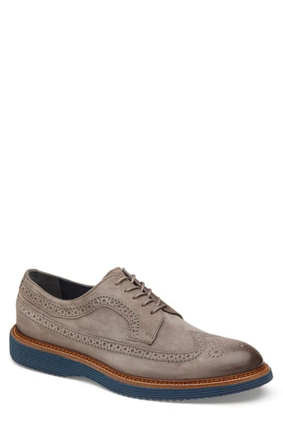 Shop Johnston & Murphy Collection  Jameson Wingtip Derby In Gray