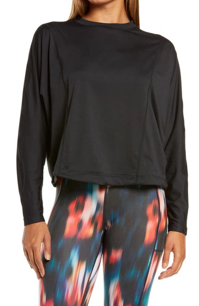 Shop Sweaty Betty Gary Yoga Sweatshirt In Black