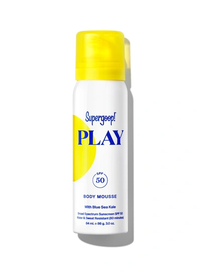 Shop Supergoop Play Body Mousse Spf 50 Sunscreen 3 Oz. !