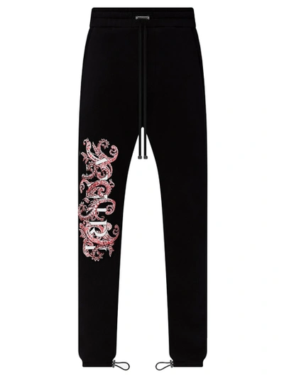 Shop Amiri Paisley Allover Sweatpants Black And Red