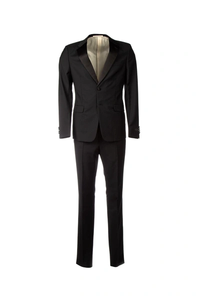 Shop Prada Tuxedo Suit In Black