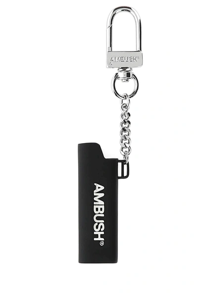 Shop Ambush Logo Lighter Case Keychain In Black