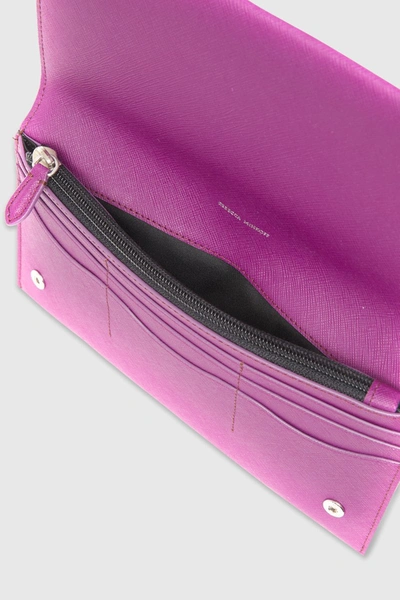 Shop Rebecca Minkoff Wallet Clutch In Viola