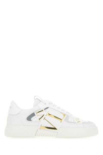 Shop Valentino White Leather Vl7n Sneakers Nd  Garavani Donna 39