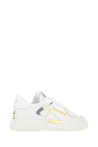 Shop Valentino White Leather Vl7n Sneakers Nd  Garavani Donna 39