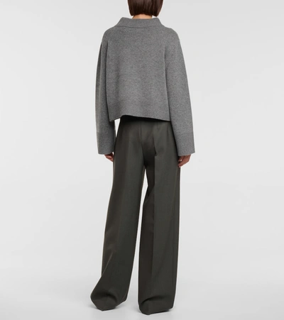 Shop Co Wool And Cashmere Sweater In Grey
