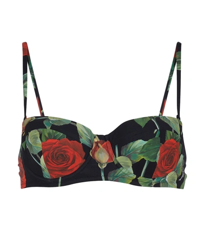 Dolce & Gabbana Cherry-print balconette bikini female Multicolor