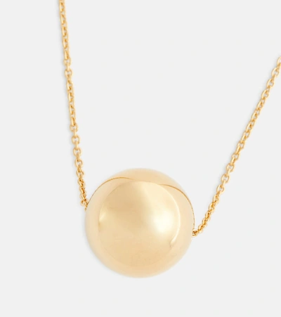 Shop Saint Laurent Charm Necklace In Gold