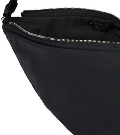 Shop The Row Slouchy Banana Nylon Shoulder Bag In Black