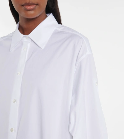 Shop The Row Elden Cotton Poplin Shirt In White