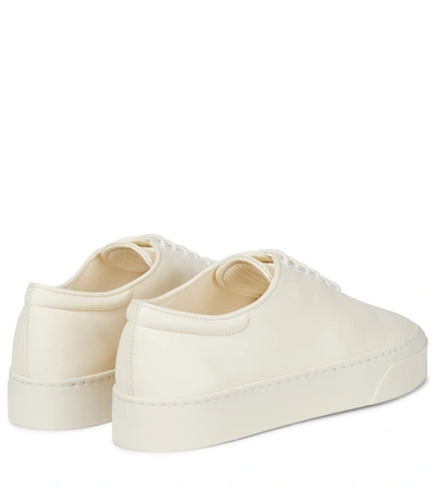 Shop The Row Marie H Leather Sneakers In White