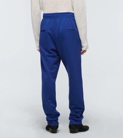 Shop Isabel Marant Inays Cotton-blend Sweatpants In Blue