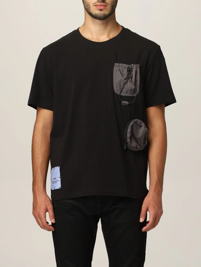 Shop Mcq By Alexander Mcqueen T-shirt Breathe By Mcq T-shirt In Cotton And Nylon In Black