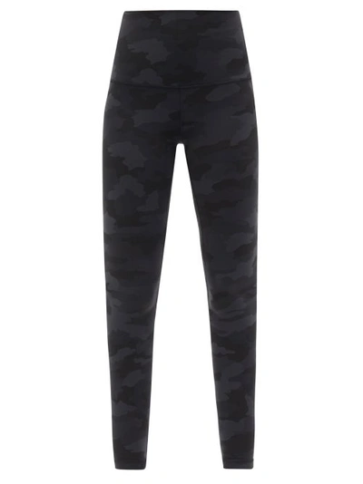 Lululemon Align Camo-print High-rise 28 Leggings In Black Multi