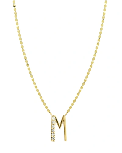 Shop Lana Get Personal Initial Pendant Necklace With Diamonds In M