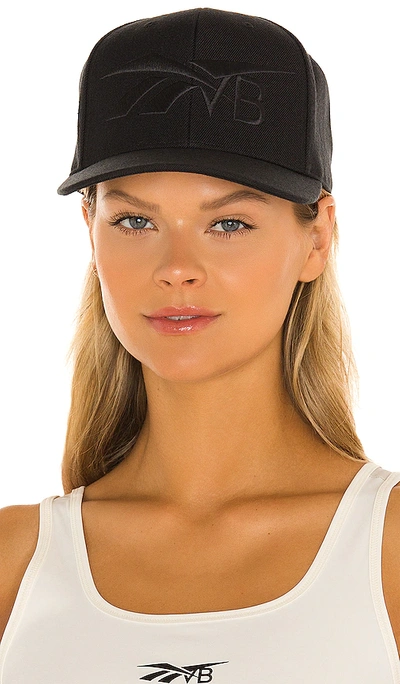 Victoria Beckham Embroidered Logo Baseball Cap In Black | ModeSens