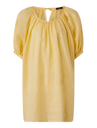 Shop Joseph Ramie Voile Baidy Blouse In Custard