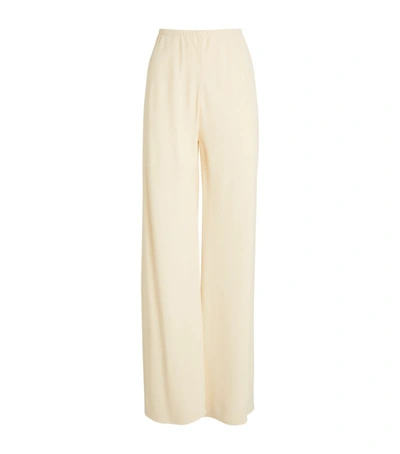 Shop The Row Gala Wide-leg Trousers In Ivory