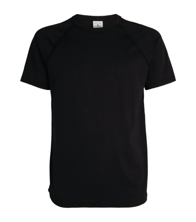 Shop Reigning Champ Cotton Raglan T-shirt In Black
