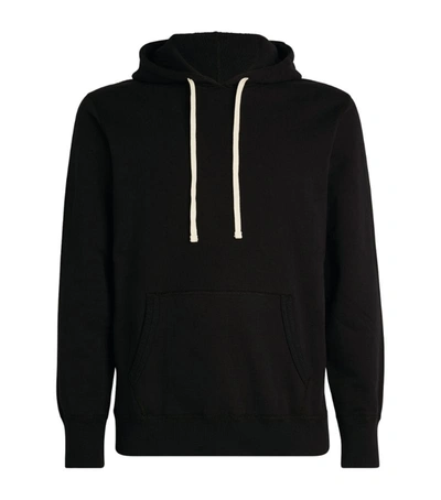 Shop Reigning Champ Cotton Pullover Hoodie In Black