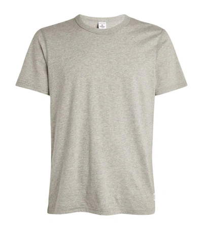 Shop Reigning Champ Pima Cotton T-shirt In Grey
