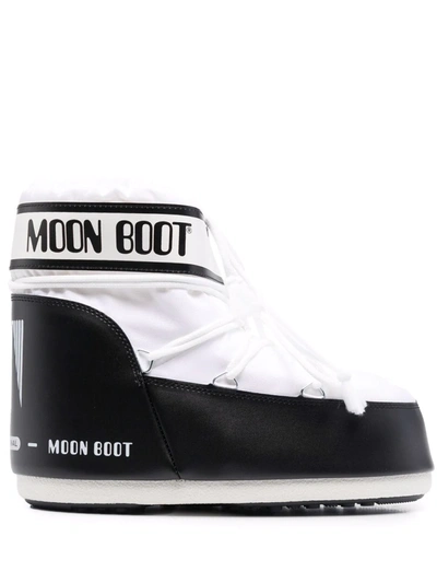 MOON BOOT Icon Low shell and faux leather snow boots