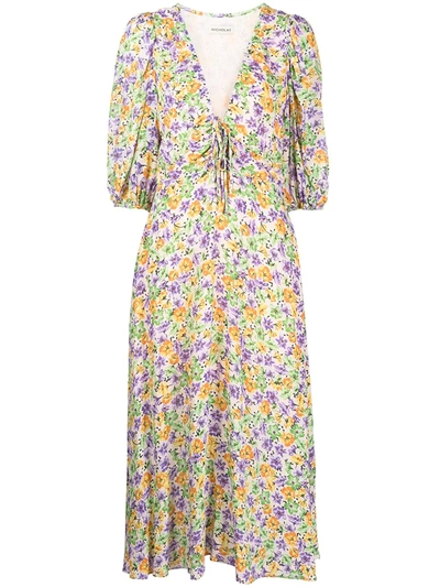 Shop Nicholas Danielle Floral-print Dress In Multicolour