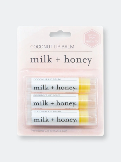 Shop Milk + Honey Lip Balm In Yellow
