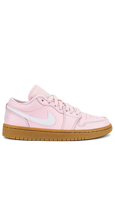 Shop Jordan Air  1 Low Sneaker In Arctic Pink  White Gum  & Light Brown
