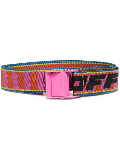 Shop Off-white Industrial Buckle Belt In Rot