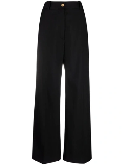 Shop Patou Iconic Tailored Trousers In Black