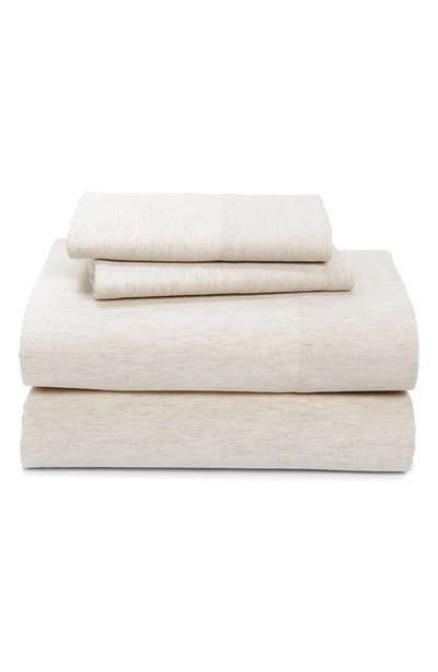 Shop Nordstrom Luxury Lyocell & Linen Sheet Set In Natural Ivory