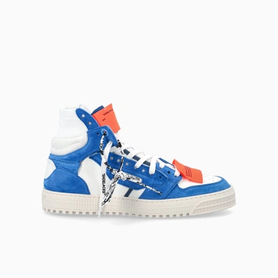 Shop Off-white Off White High Top Off Court 3.0 In White Blue