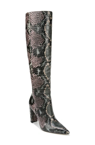 Shop Sam Edelman Raakel Knee High Boot In Wintergreen Multi Leather