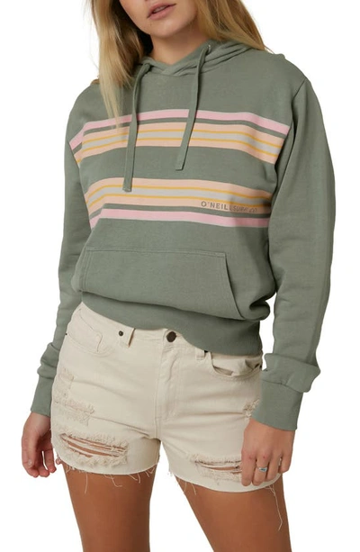 Shop O'neill Offshore Hoodie In Sage Green