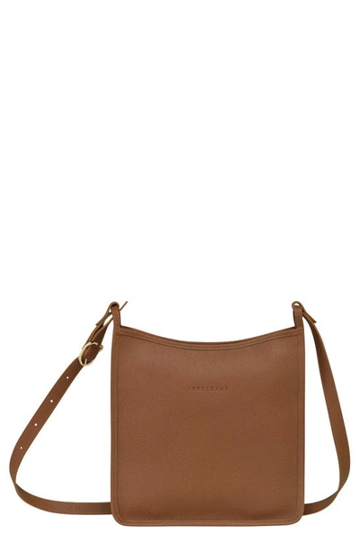 Shop Longchamp Le Foulonné Medium Crossbody Bag In Caramel