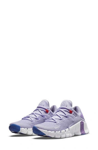 Shop Nike Free Metcon 4 Training Shoe In Violet/ Lilac/ White