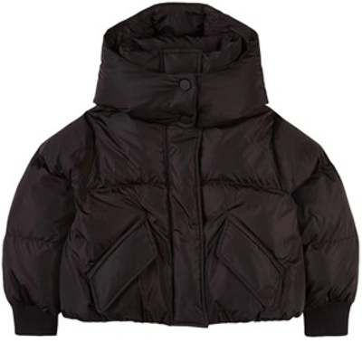 Mm6 Maison Margiela Teen Padded Bomber Jacket In Black