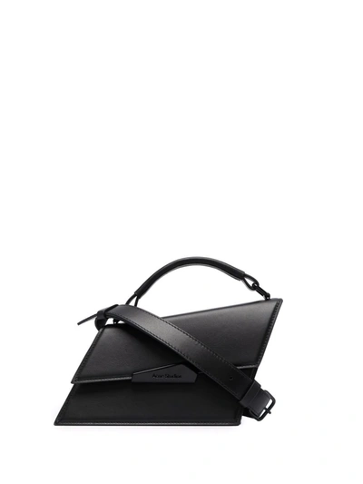 Shop Acne Studios Mini Distortion Handbag In Black