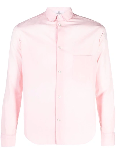 Pre-owned Yohji Yamamoto 2000s Button-up Shirt In Pink