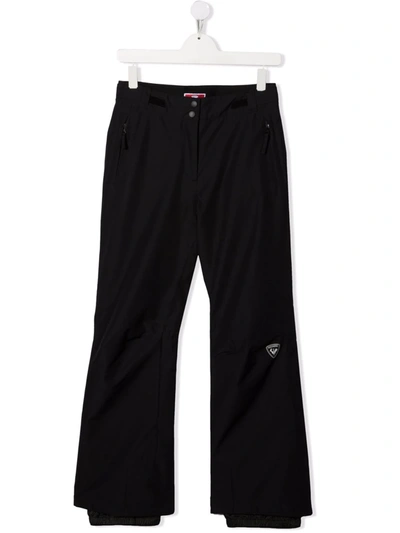 Shop Rossignol Teen Logo Ski Trousers In Black