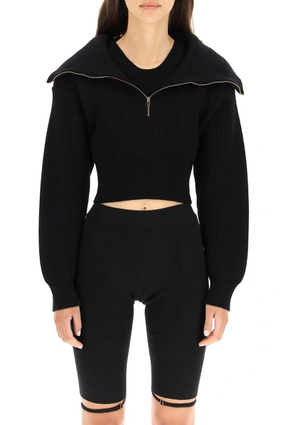 Shop Jacquemus La Maille Risoul Sweater In Black