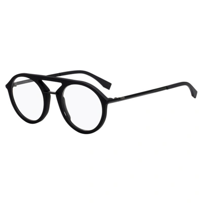 Shop Fendi Mens Black Round Eyeglass Frames Ffm0034000350