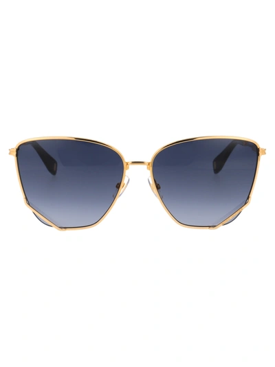 Shop Marc Jacobs Mj 1006/s Sunglasses In 0019o Yellow Gold