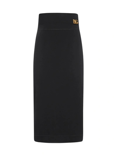 Shop Dolce & Gabbana Skirt In Nero