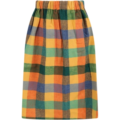 Shop Wolf & Rita Multicolor Lured Skirt For Girl