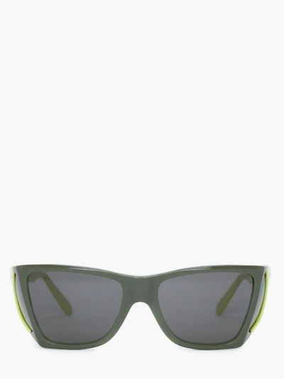 Jw Anderson Green Persol Edition Wide Frame Sunglasses In Green